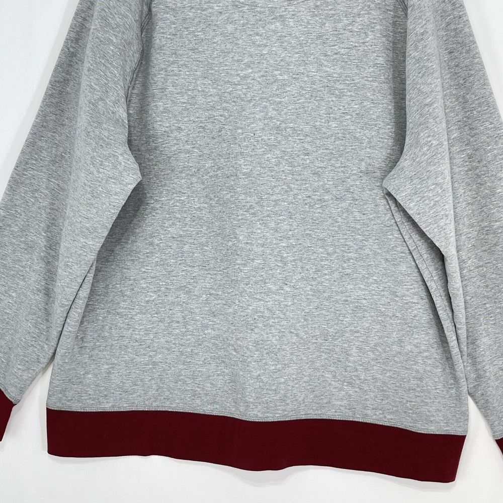 Mens Turtleneck Fleece Sweatshirt XLarge in Soft Grey Heather Club Room - Picture 11 of 16